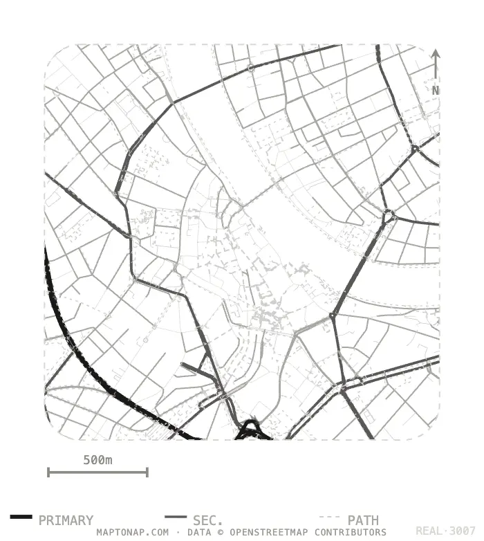 Basel Altstadt Street network