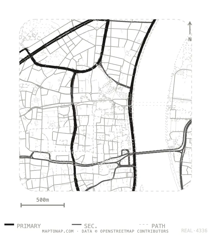 Cologne Altstadt Street network