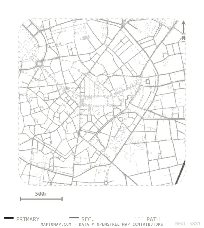 Milano Centro Street network